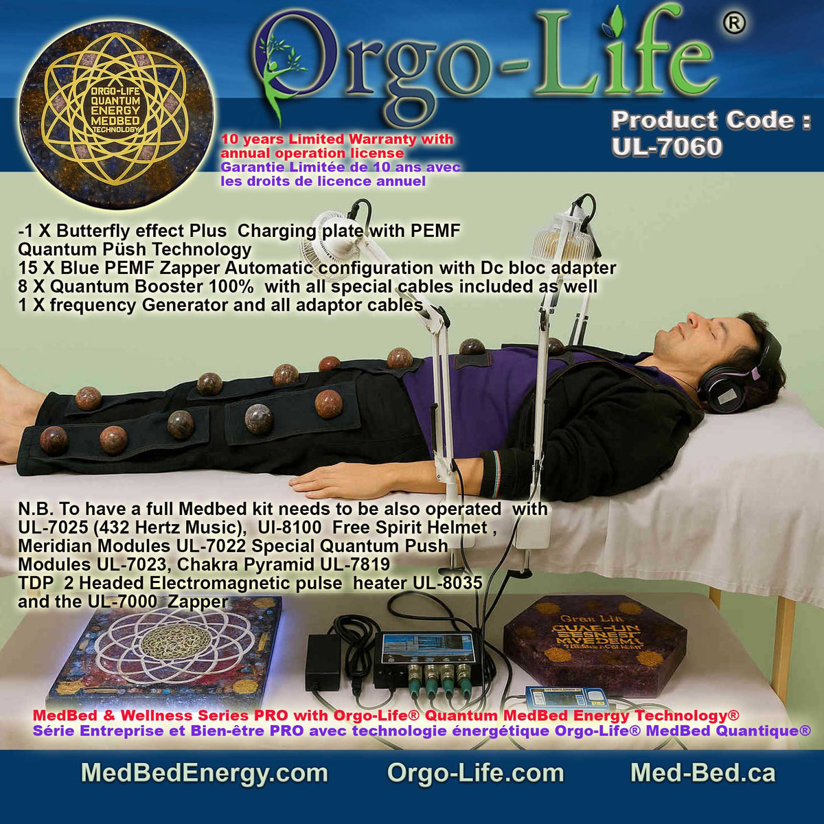 UL-7060 Orgo-Life® Quantum Energy MedBed Technology® – Butterfly Effect Plus