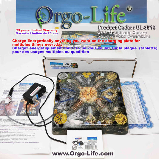 UL-3510 Orgo-Life® Himalayan Crystal Geo-Quantum Tablet