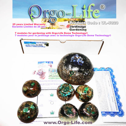 UL-5020 Orgo-Life® Soil Feeder Kit: Dome Push Technology for Gardening (7-Piece)