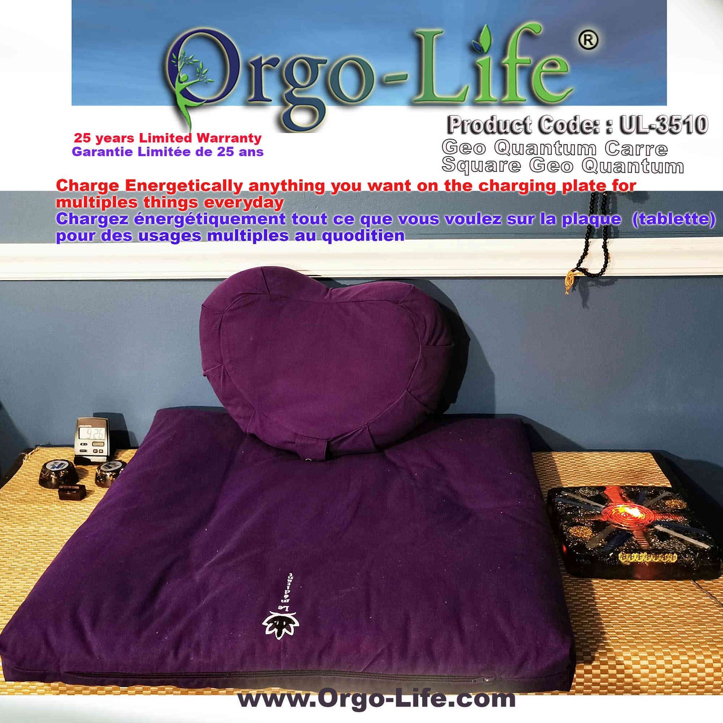 UL-3510 Orgo-Life® Himalayan Crystal Geo-Quantum Tablet