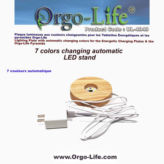 UL-4040 Orgo-life® Light plate (LED, auto multicolour, changing)