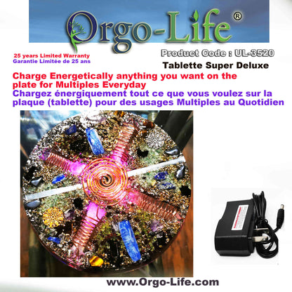 UL-3520 Orgo-Life® Quantum Technology Himalayan Crystal Energy Plate