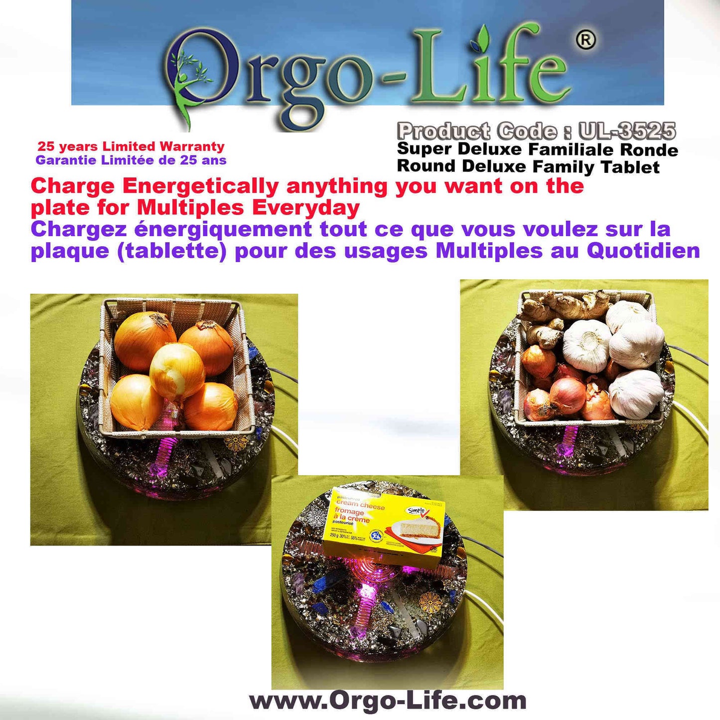 UL-3525 Orgo-Life® 5G  Himalayan Crystal Family Tablet
