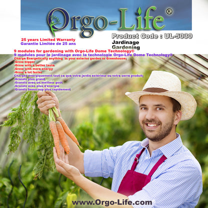 UL-5030  Kit de Jardinage Dome Technology Orgo-Life 9 Modules