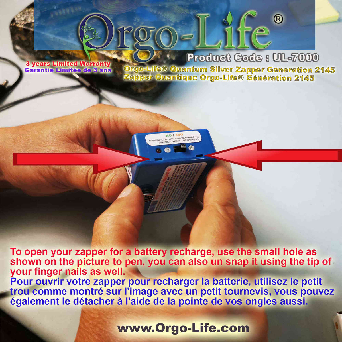 UL-7000 / UL-7002 Quantum Energy Zapper – Biofrequential Wellness