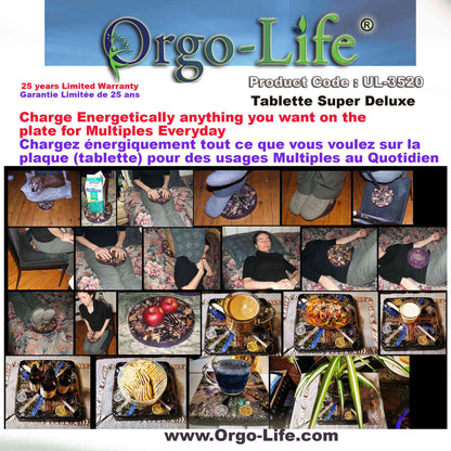 UL-3520 Orgo-Life® Quantum Technology Himalayan Crystal Energy Plate