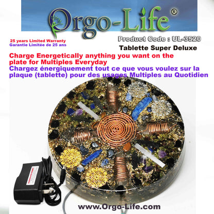UL-3520 Orgo-Life® Quantum Technology Himalayan Crystal Energy Plate