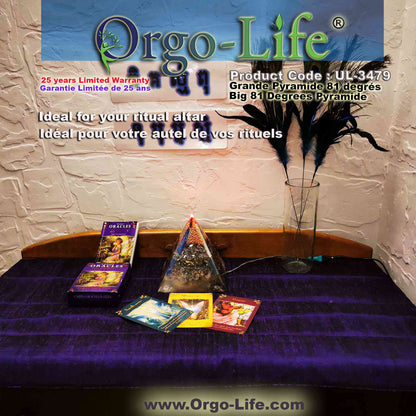 UL-3479 XXL Orgo-Life® Pyramid Himalayan Crystals – Active & Passive Technology