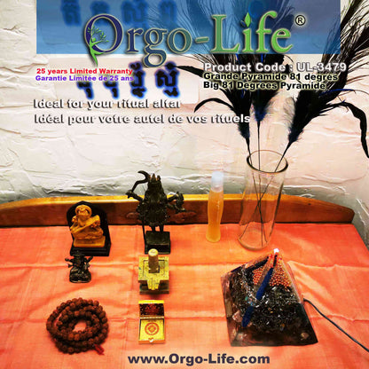 UL-3479 XXL Orgo-Life® Pyramid Himalayan Crystals – Active & Passive Technology
