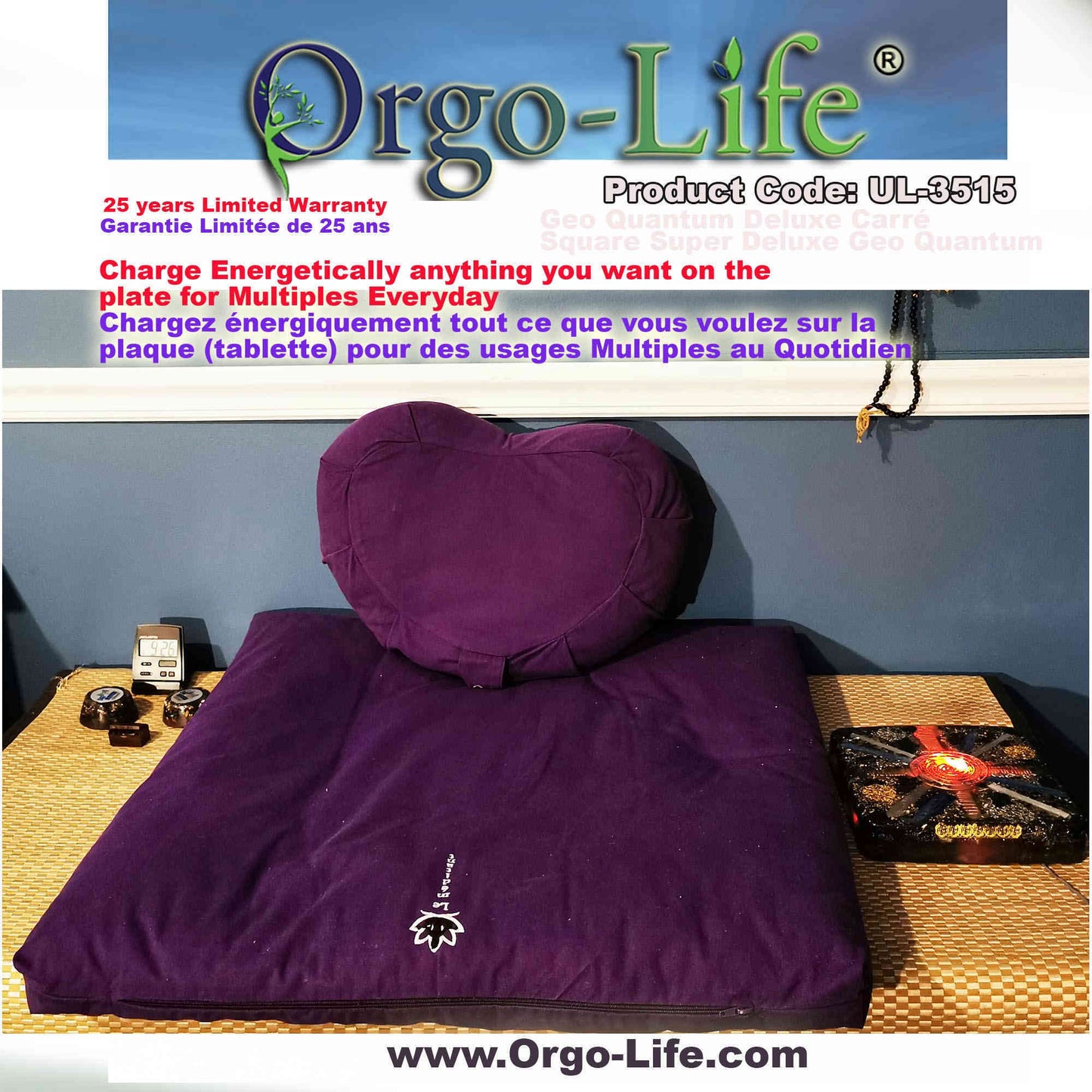 UL-3515 Himalayan Crystal Geo-Quantum Orgo-Life® Table