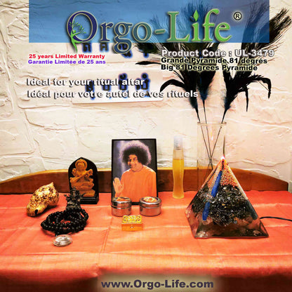 UL-3479 XXL Orgo-Life® Pyramid Himalayan Crystals – Active & Passive Technology