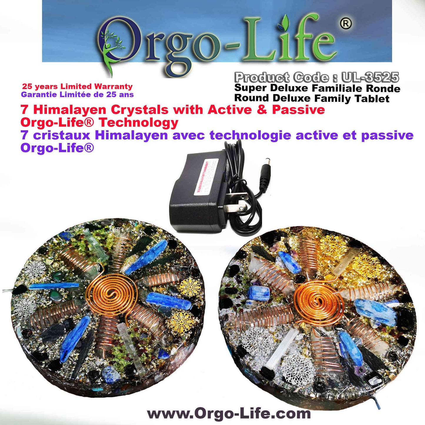 UL-3525 Orgo-Life® 5G  Himalayan Crystal Family Tablet