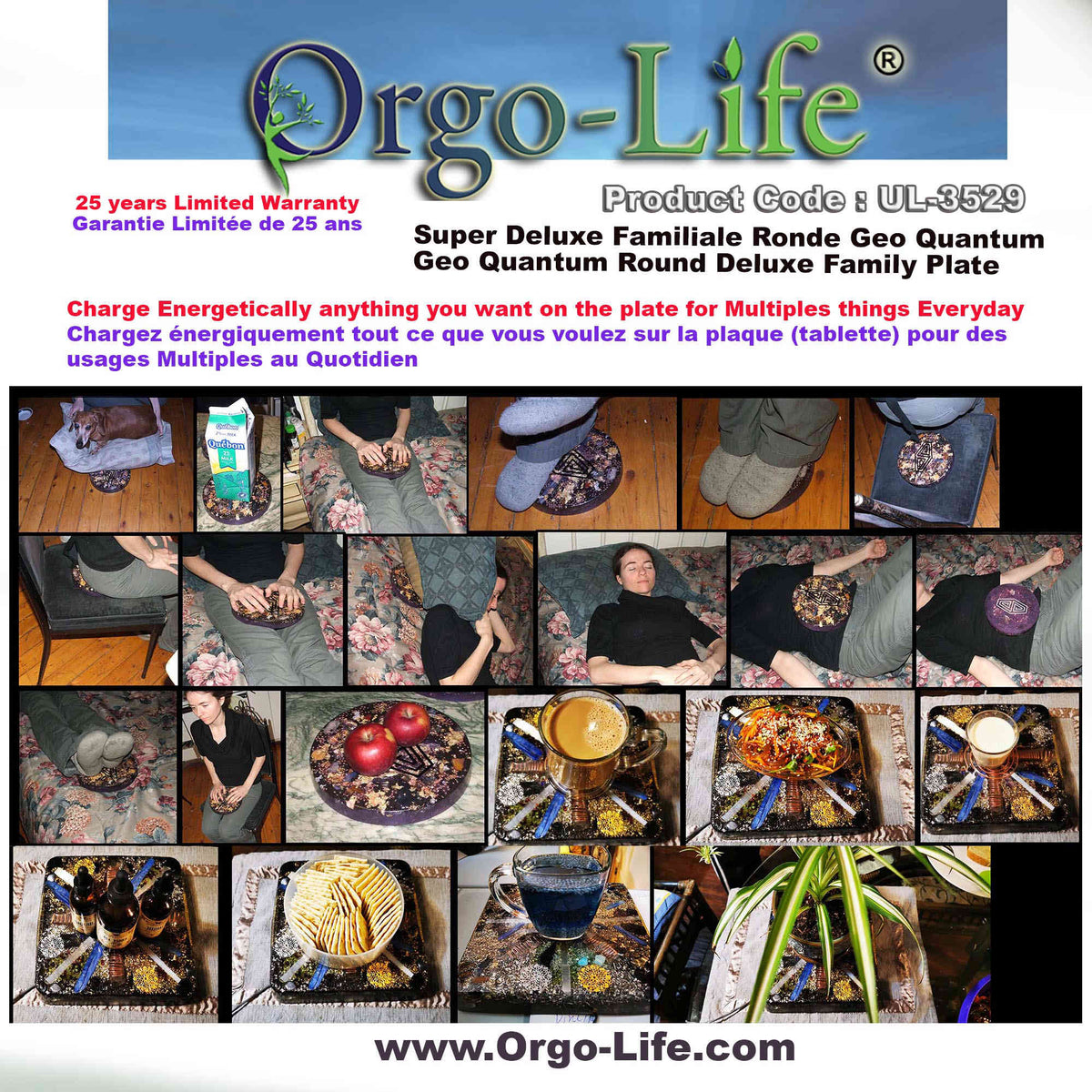 UL-3529 Orgo-Life Himalayan Crystal Family Tablet: 5G & EMF Quantum Equalizer