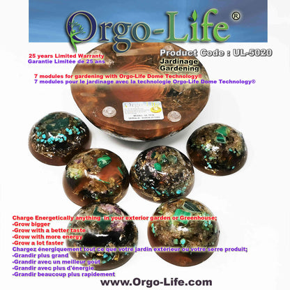 UL-5020 Orgo-Life® Soil Feeder Kit: Dome Push Technology for Gardening (7-Piece)