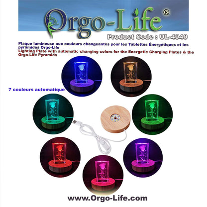 UL-4040 Orgo-life® Light plate (LED, auto multicolour, changing)