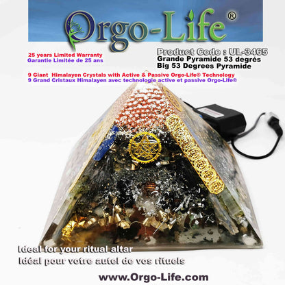 UL-3465 Large Himalayan Crystal Pyramid