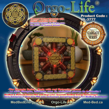 UL-3777 StarGate Orgo-Life® Square Energy Charging Plate with PEMF – Corporate Pro Series