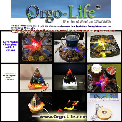 UL-4040 Orgo-life® Light plate (LED, auto multicolour, changing)