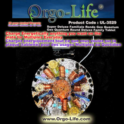 UL-3529 Orgo-Life Himalayan Crystal Family Tablet: 5G & EMF Quantum Equalizer