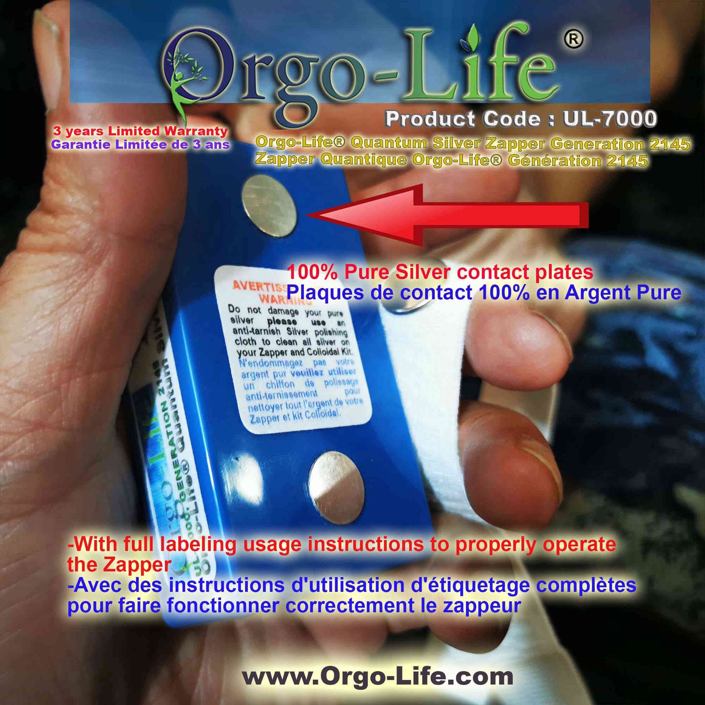 UL-7000 / UL-7002 Quantum Energy Zapper – Biofrequential Wellness