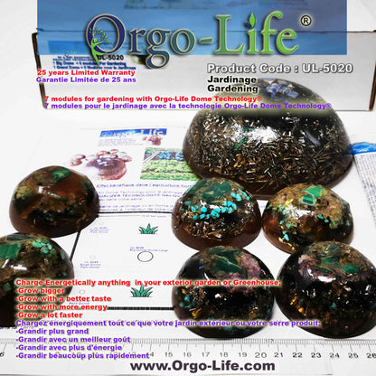 UL-5020 Orgo-Life® Soil Feeder Kit: Dome Push Technology for Gardening (7-Piece)