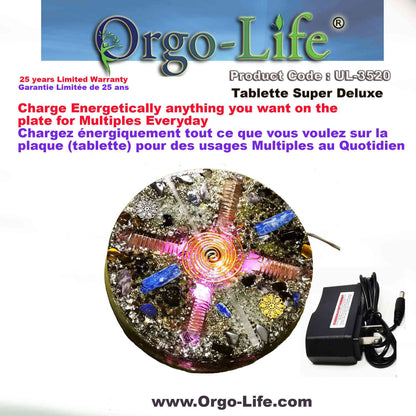 UL-3520 Orgo-Life® Quantum Technology Himalayan Crystal Energy Plate