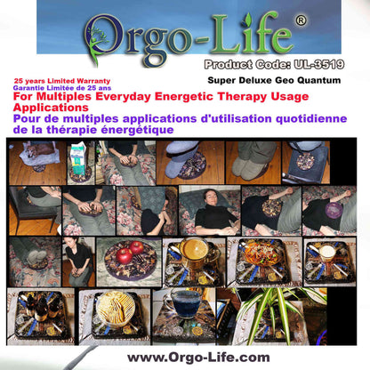 UL-3519 Plaque énergétique Geo-Quantum Orgo-Life® Cristaux Himalaya