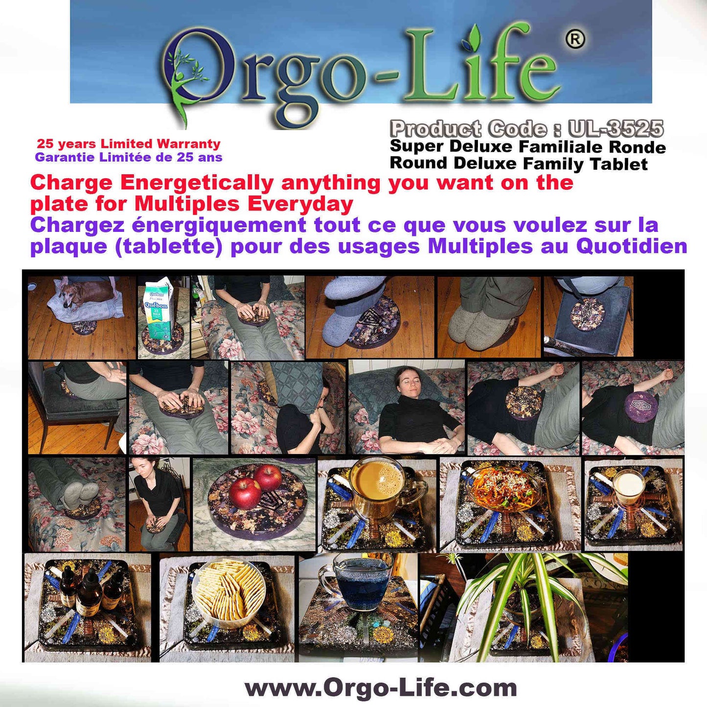 UL-3525 Orgo-Life® 5G  Himalayan Crystal Family Tablet