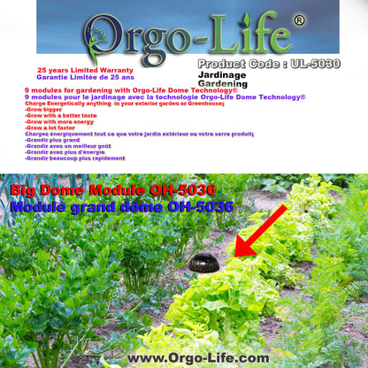 UL-5030  Kit de Jardinage Dome Technology Orgo-Life 9 Modules