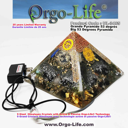 UL-3465 Large Himalayan Crystal Pyramid
