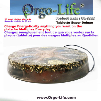 UL-3520 Orgo-Life® Quantum Technology Himalayan Crystal Energy Plate