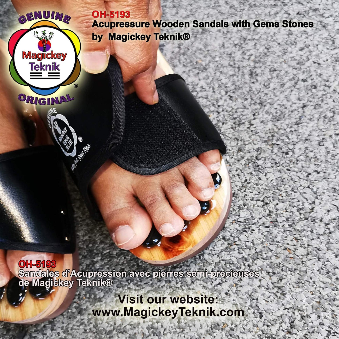 OH-5193 – Magickey Teknik® Acupressure Sandals