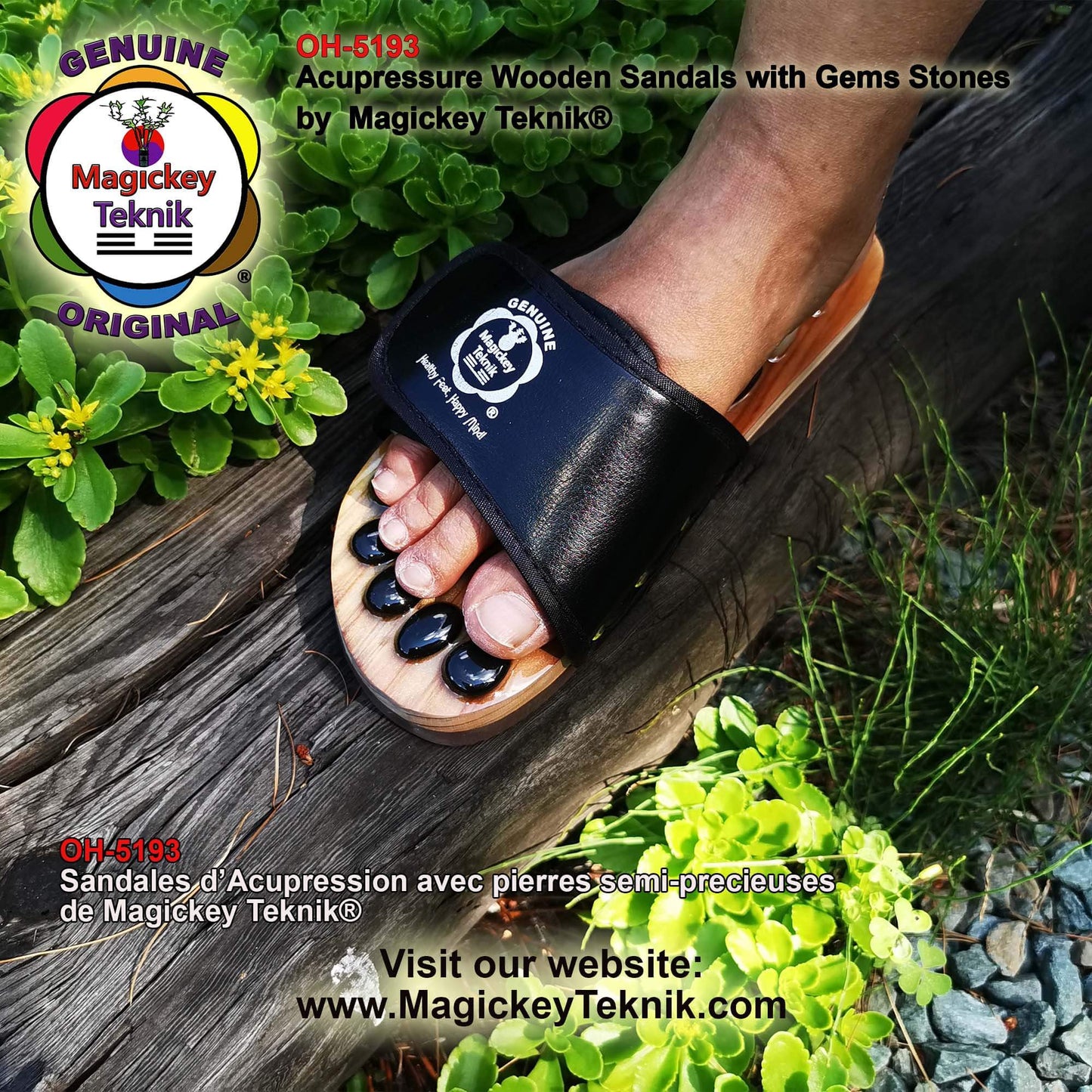 OH-5193 – Magickey Teknik® Acupressure Sandals