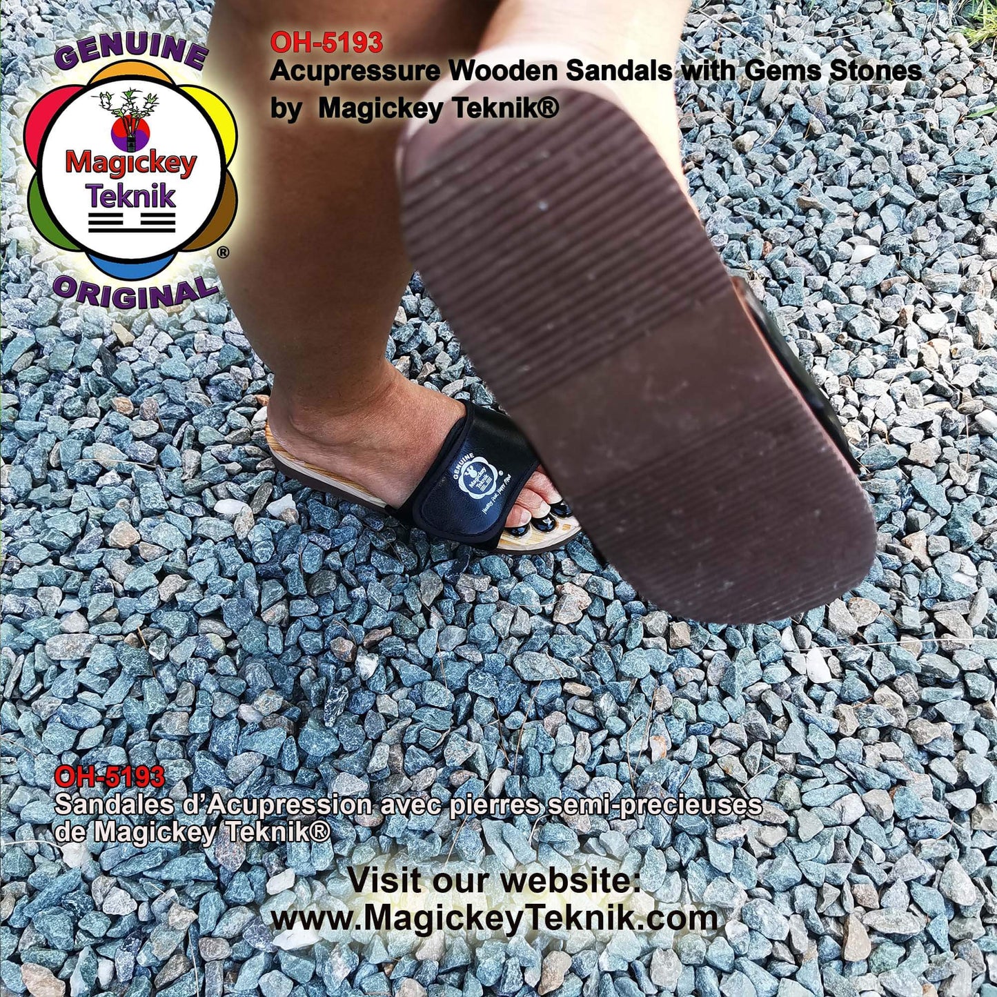 OH-5193 – Magickey Teknik® Acupressure Sandals