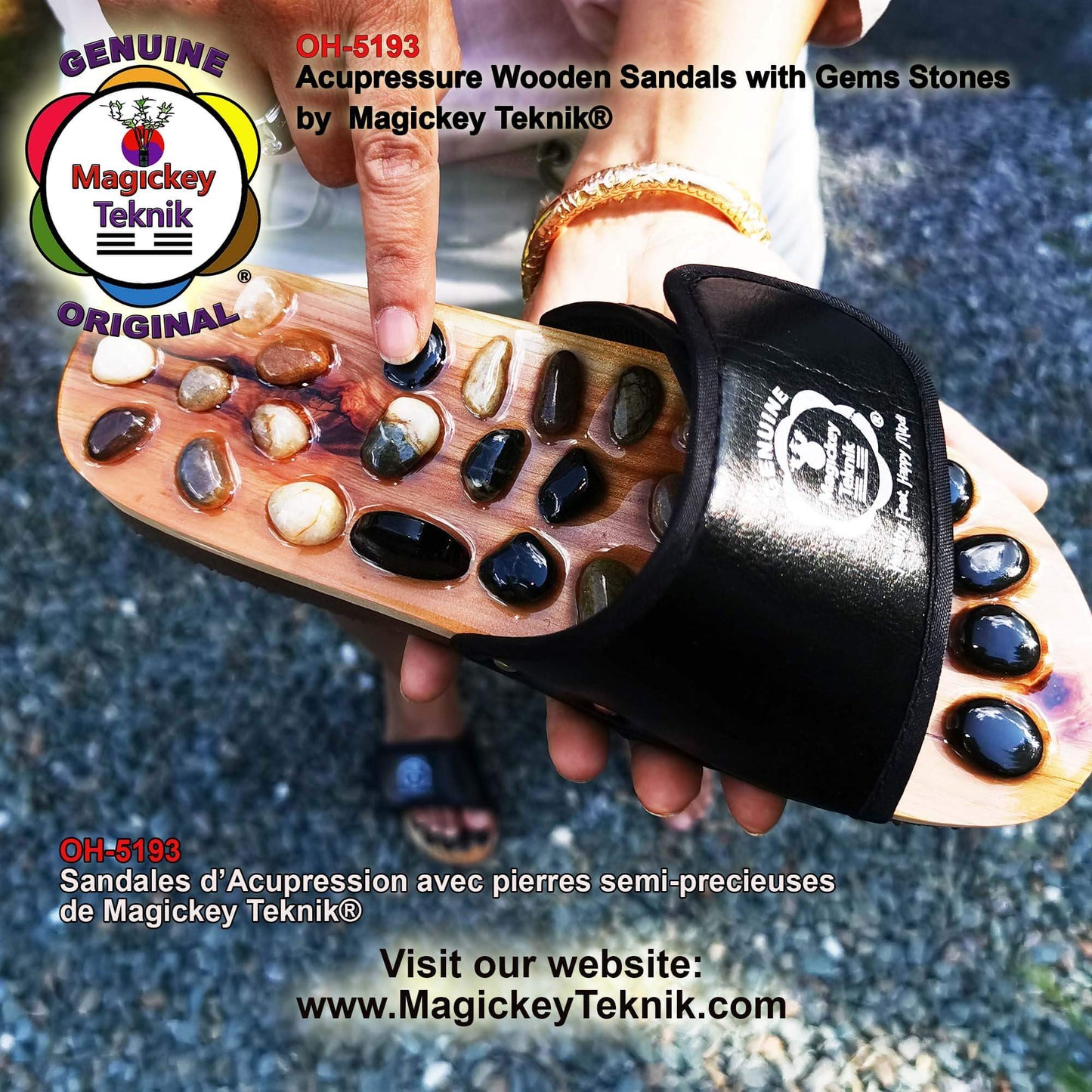 OH-5193 – Magickey Teknik® Acupressure Sandals