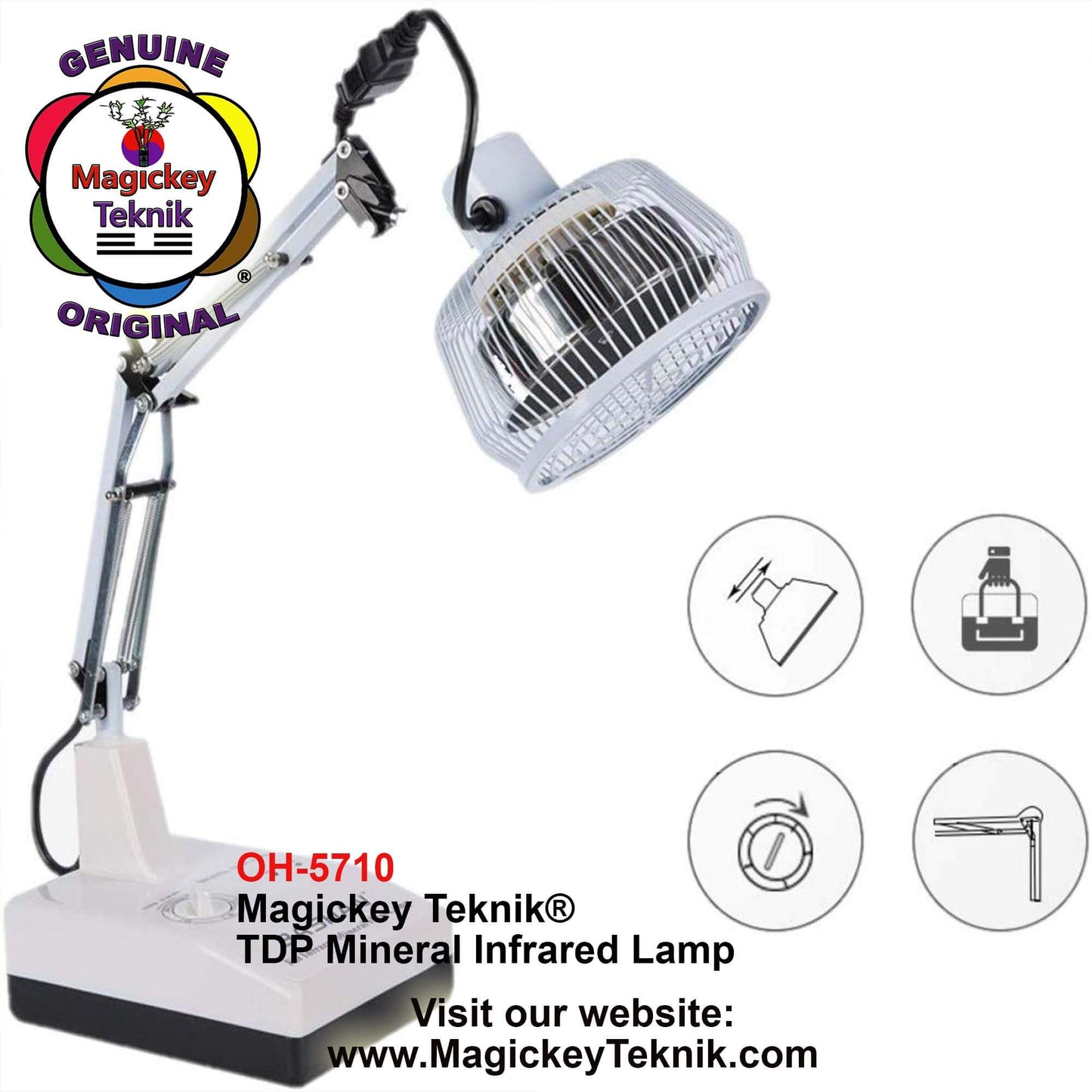 OH-5710 – Compact Mineral Heating Lamp  MAGICKEY TEKNIK®