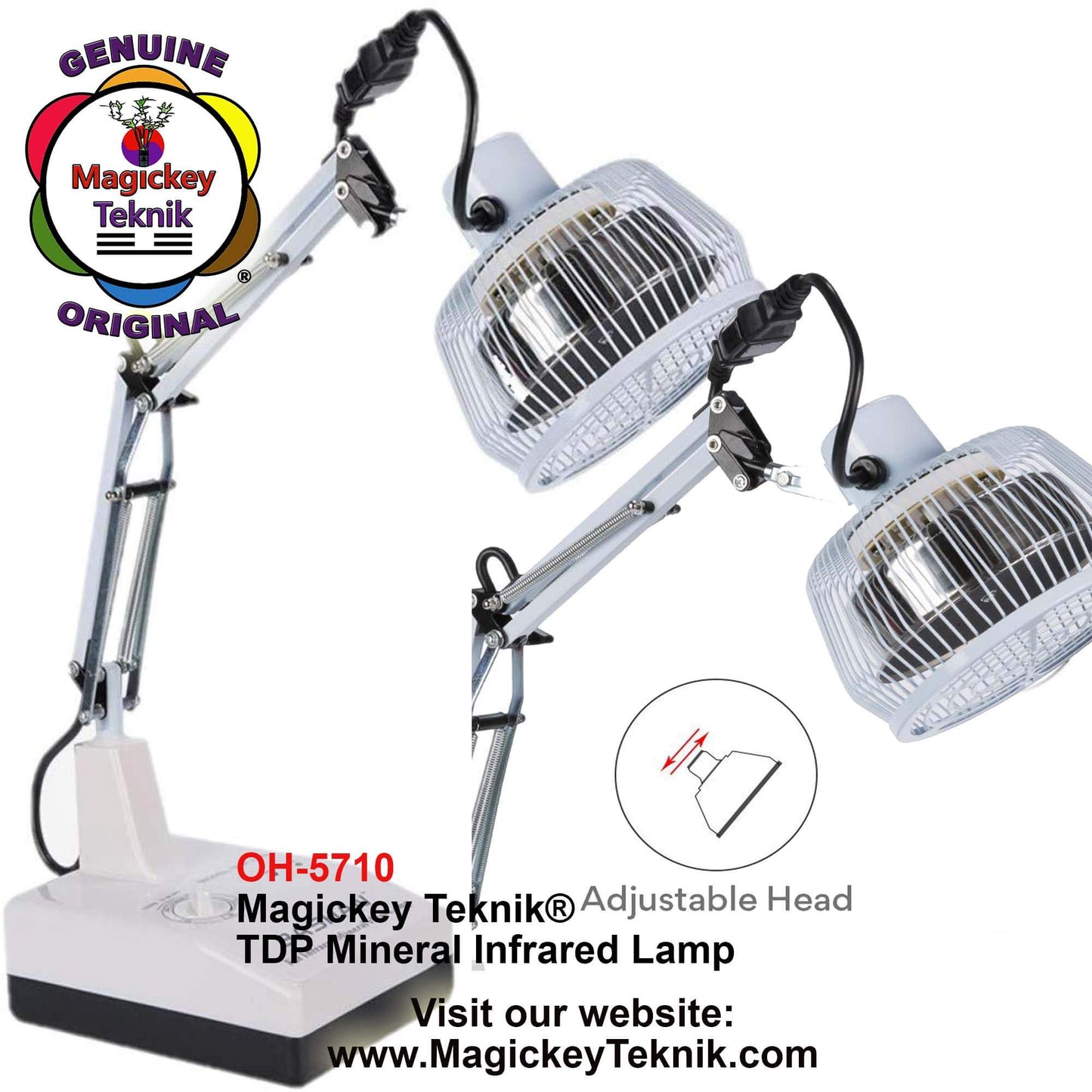 OH-5710 – Compact Mineral Heating Lamp  MAGICKEY TEKNIK®