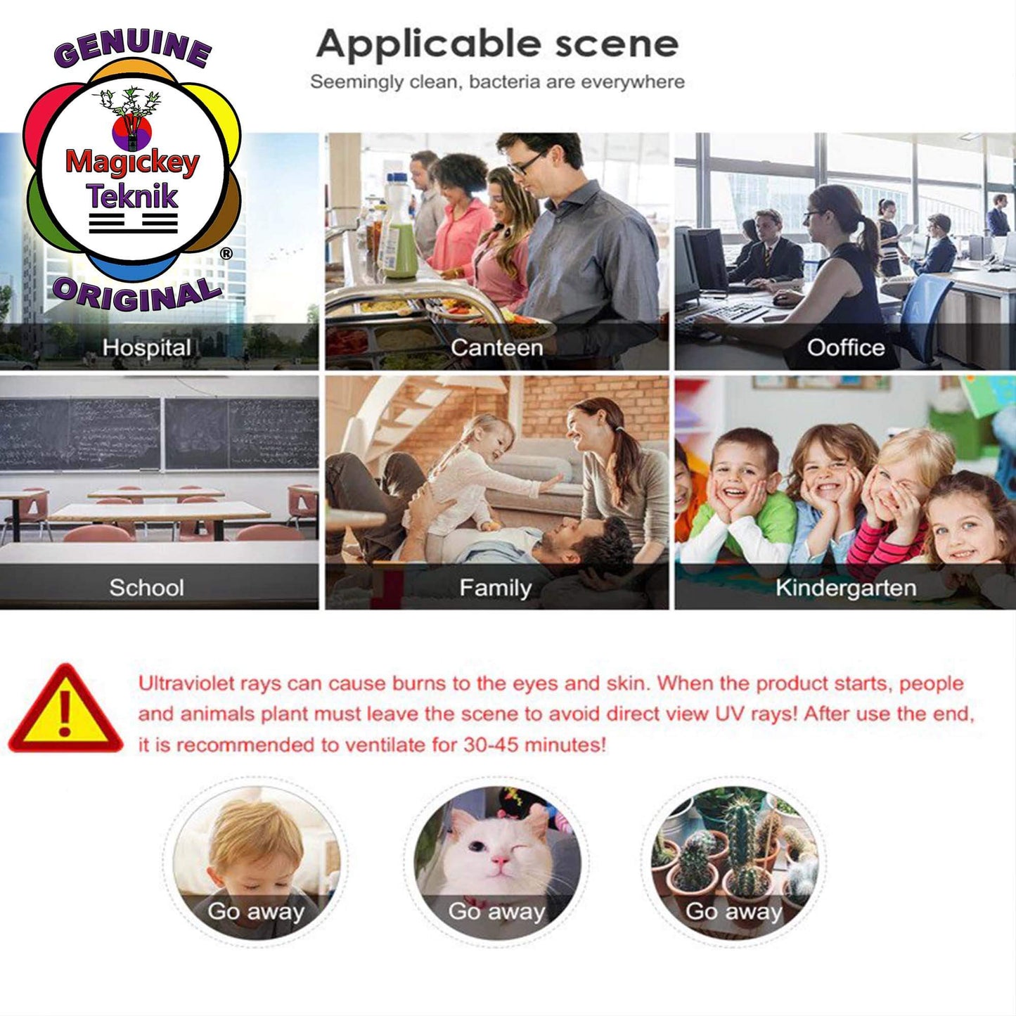 OH-7100 – Lampe germicide UVC MAGICKEY TEKNIK® (Quartz)