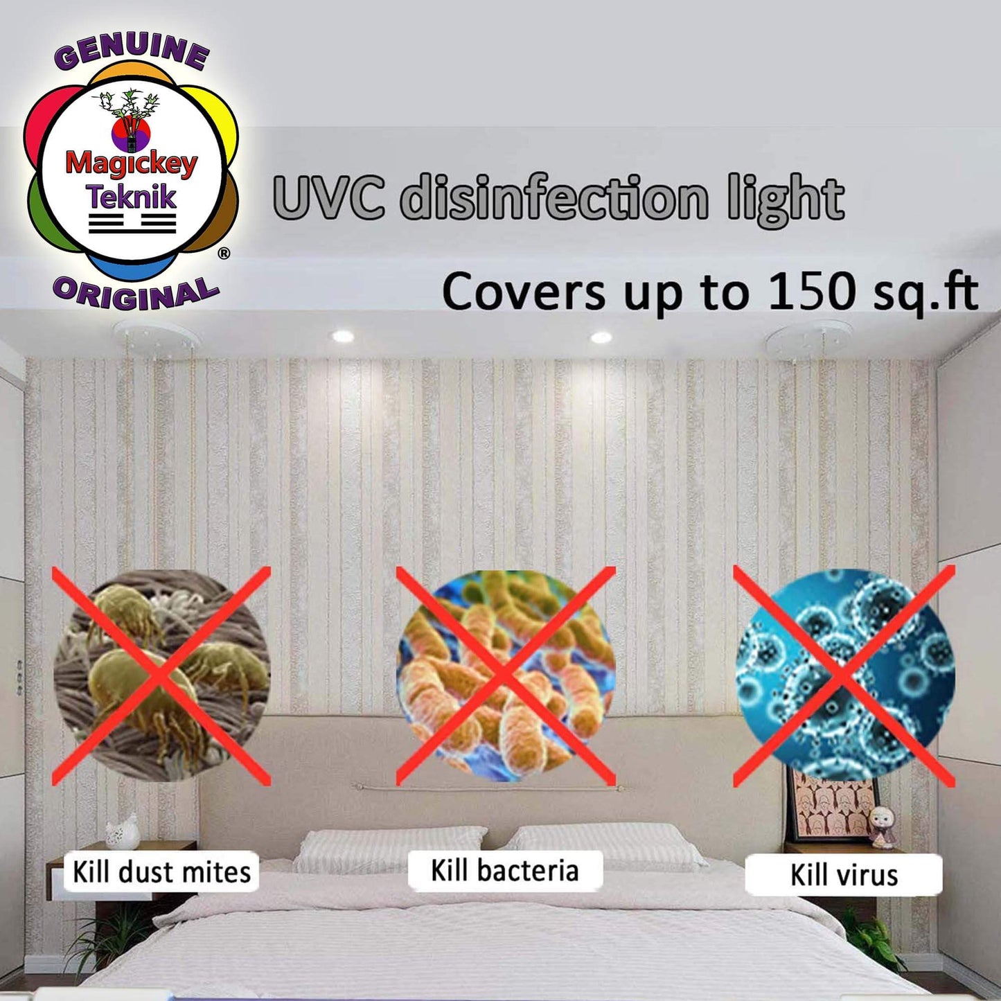 OH-7100 – Lampe germicide UVC MAGICKEY TEKNIK® (Quartz)