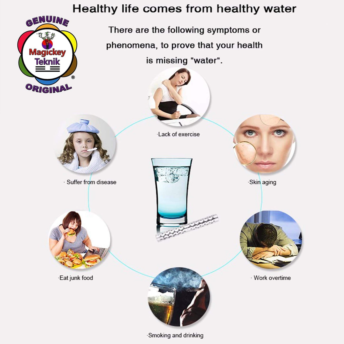 OH-1525 MAGICKEY TEKNIK® ALKALINE / HYDROGEN & IONIZED WATER STICK