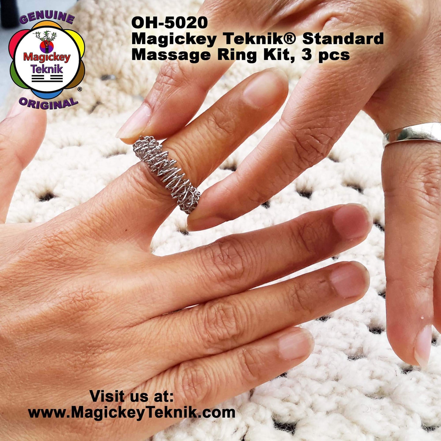 OH-5020 Magickey Teknik® Massage Ring Set (3 pcs)