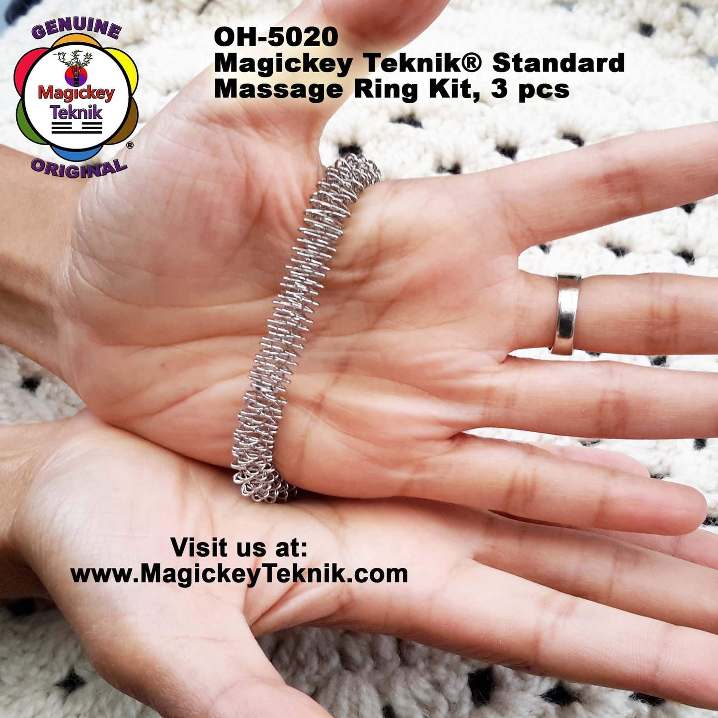 OH-5020 Magickey Teknik® Massage Ring Set (3 pcs)