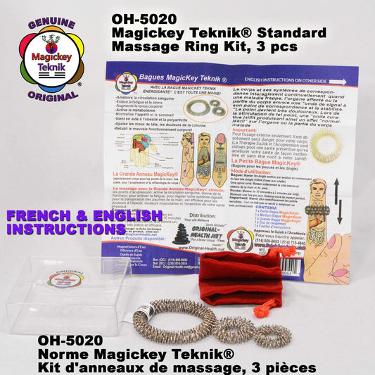 OH-5020 Magickey Teknik® Massage Ring Set (3 pcs)