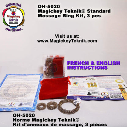 OH-5020 Magickey Teknik® Massage Ring Set (3 pcs)