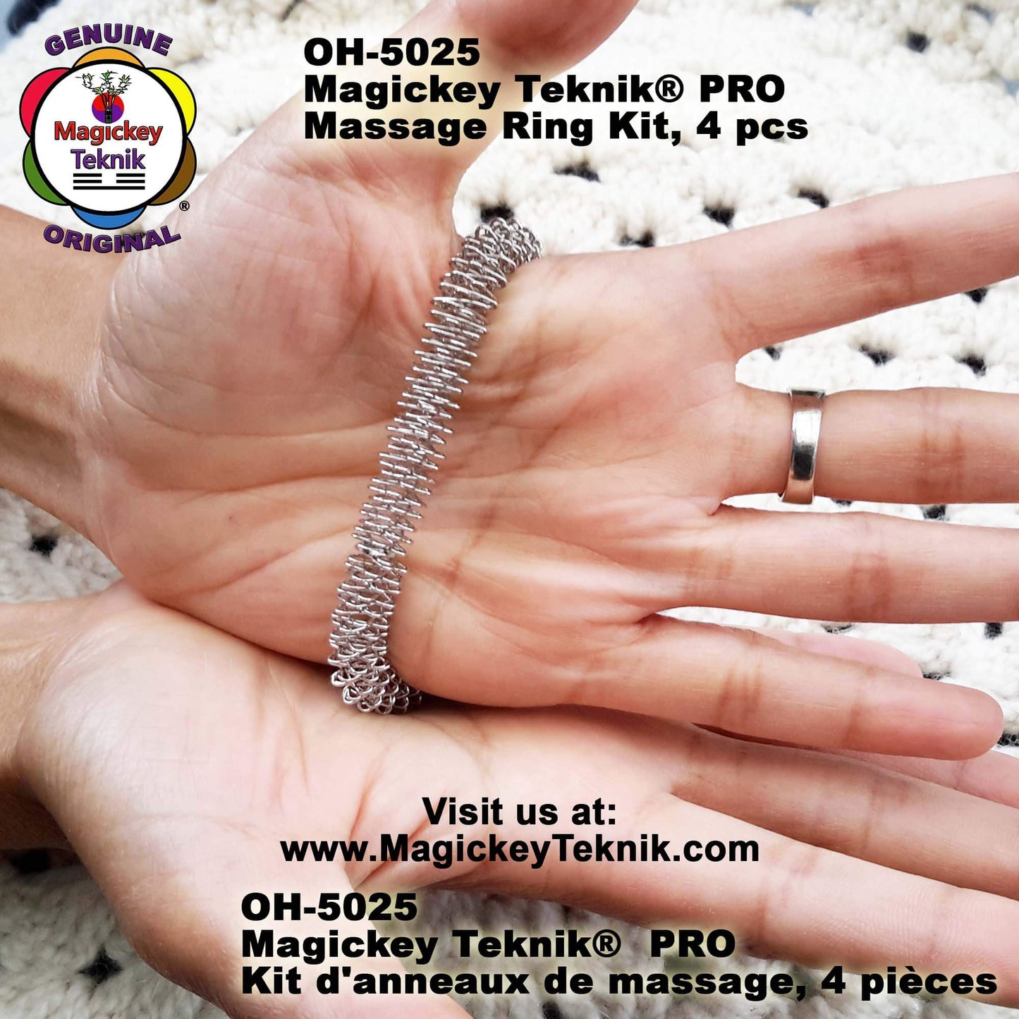 OH-5025 Magickey Teknik® Massage Ring Set (3 pcs)