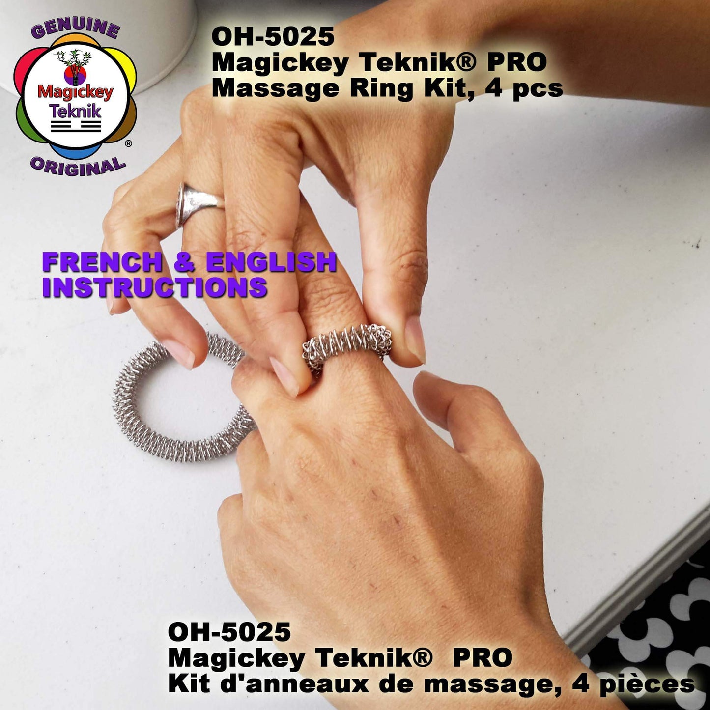 OH-5025 Magickey Teknik® Massage Ring Set (3 pcs)