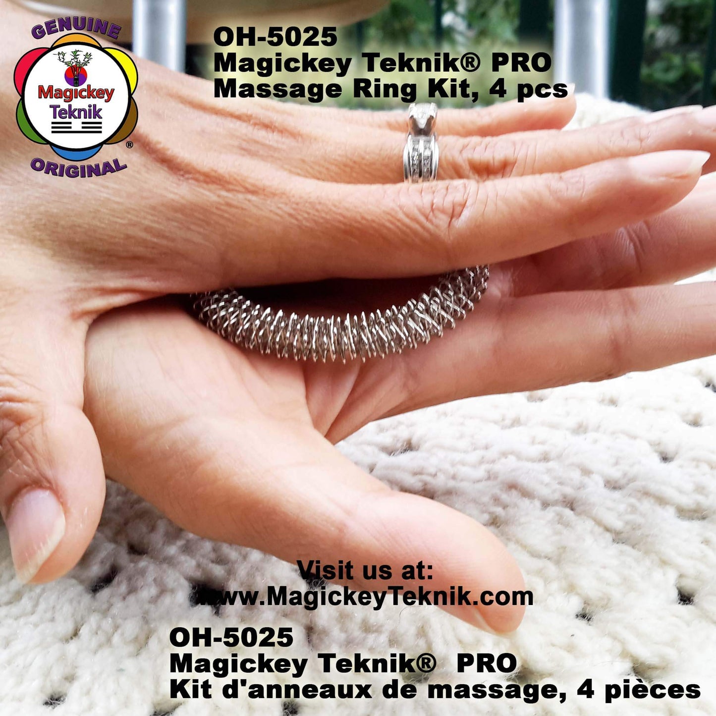 OH-5025 Magickey Teknik® Massage Ring Set (3 pcs)