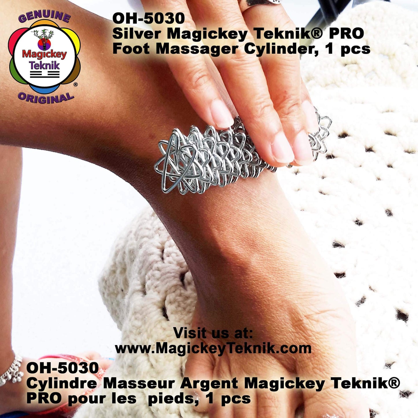 OH-5030 Magickey Teknik® Foot Massage Roller