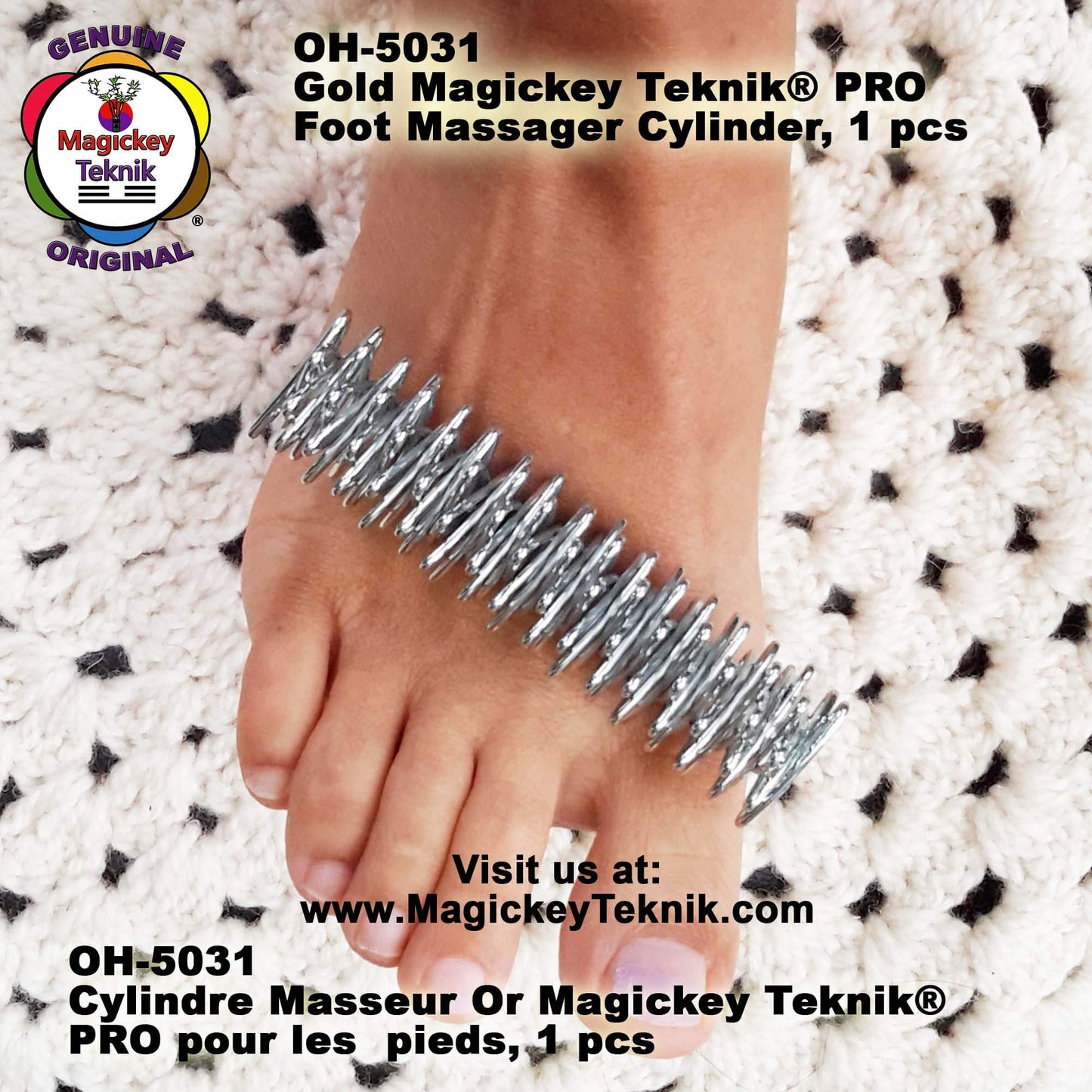 OH-5032 Magickey Teknik® Foot Massage Roller