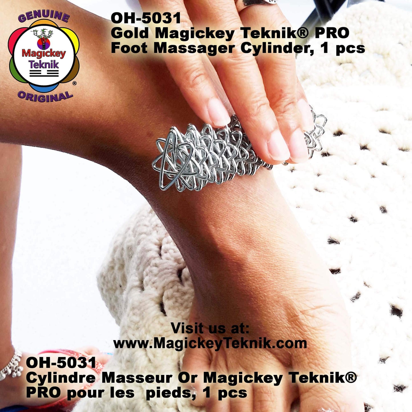 OH-5032 Magickey Teknik® Foot Massage Roller